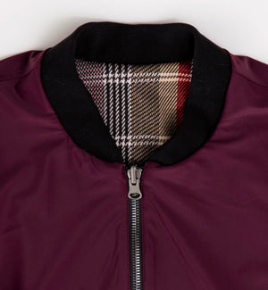 Scarlet and Cream Plaid to Burgundy